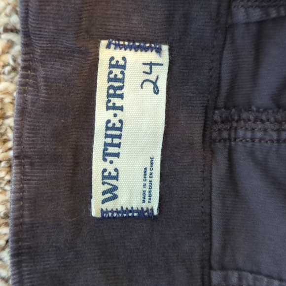 We The Free Jayde Cord Flare Jeans size 24 - Picture 5 of 6